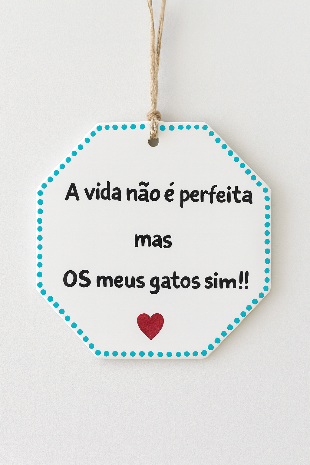 Placa inspiradora com íman 😜❤️🐱